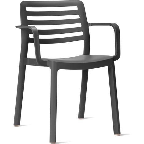 SILLA WIND CON BRAZOS GRIS OSCURO