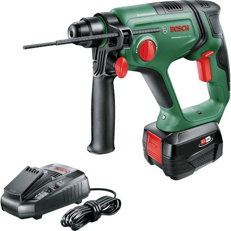 Martello perforatore a batteria UniversalHammer 18V, 1 batteria PBA 18V 4,0 Ah, valigetta portautensili