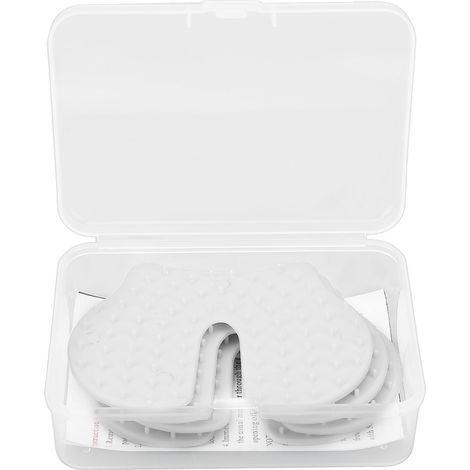 4 Blocs de Tir Réutilisables pour Vaccination - Réducteur de Douleur en Plastique pour Enfants et Adultes, Blanc (1/5)