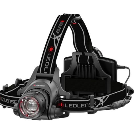 LEDLENSER Stirnlampe H14R.2 (7299R) 1000 lm mit Akkusatz und Zubehör in der Box
