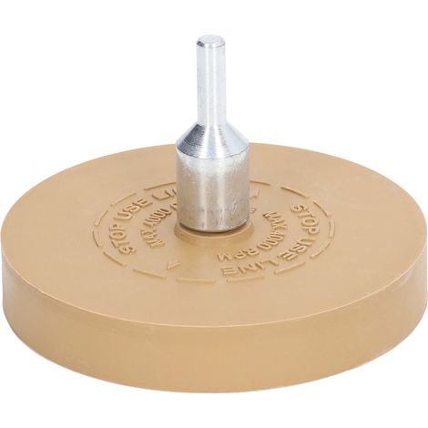 Lot de 2 Disque Caoutchouc 3,5 Pouces pour Décoller Autocollants et Vinyle, Décolleur Pneumatique Adhésif 4000 tr/min (1/5)