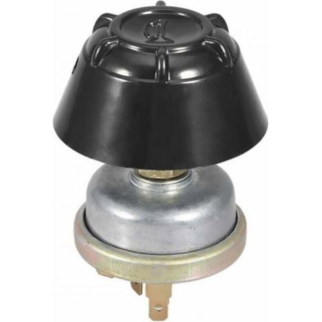 Bouton-poussoir,12V métal étanche bouton poussoir commutateur corne/lumière pour tracteur Massey Ferguson,1668816M1, Étiquette (1/5)