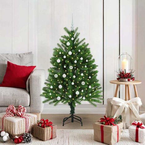 Weihnachtsbaum mit 150 LEDs mit Ständer Grün 120 cm PE