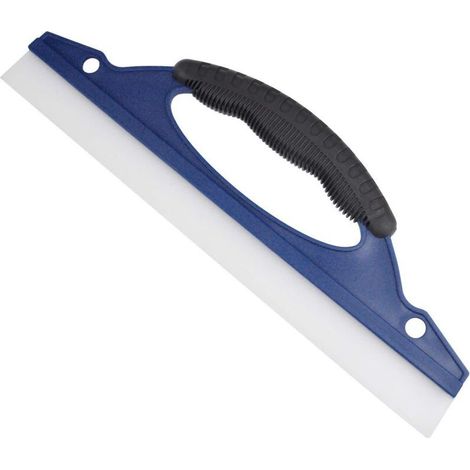 Silicone squeegee with blade for cleaning glass