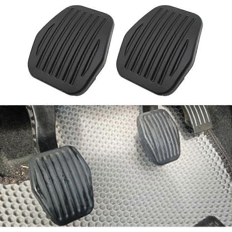 Lot de 2 protections en caoutchouc pour pédales d'embrayage et de frein de Ford Focus C-Max 2003-2009 - Accessoires auto - Pédales (1/4)