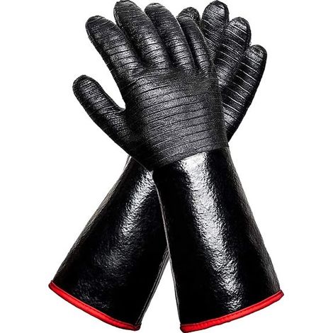 Hitzebeständige Grillhandschuhe, Küchenhandschuhe, Ofenhandschuhe, Grillhandschuhe, Friseurhandschuhe (1/5)
