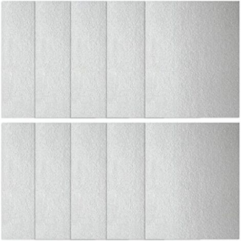 Fogli di mica universali per coperchio del forno a microonde, formato carta, 150 x 120 mm, confezione da 10