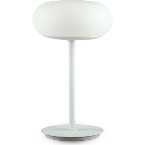 V-TAC VT-7204 Lampada da tavolo led 15W touch circolare opaca luce bianco caldo 3000K dimmerabile IP20 - sku 40071 (1/5)