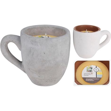 VELA TAZA CON CITRONELA