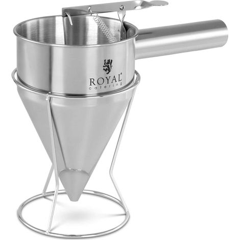 Imbuto a pistone in acciaio inox da 1,2 litri ugello da 8 mm modello professionale 140004630