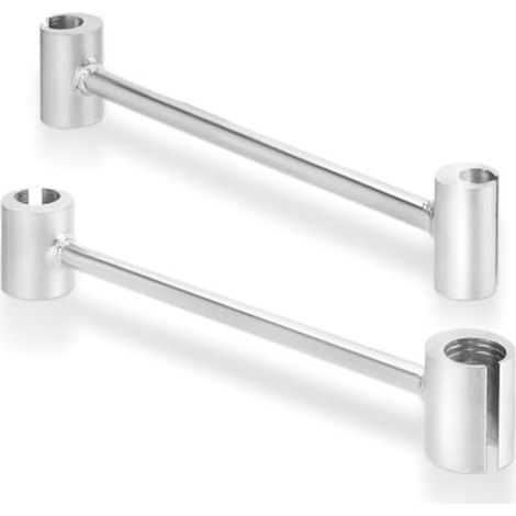 Llave de ajuste de holgura de bisagras: Herramientas de ajuste para bisagras de puerta tipo bandera para puertas cortafuegos y puertas de seguridad, 14 + 19 + 23 + 25 mm (1/5)