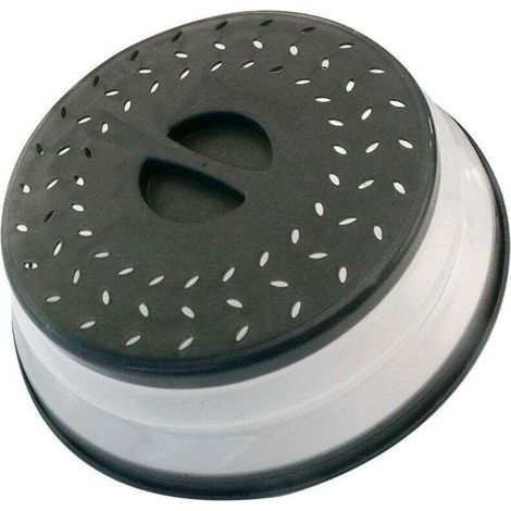 Cloche Micro Ondes-sans BPA-Couvercle Micro-Ondes 3en1-Cloche pour Micro Onde Retractable Anti Vapeur et Fonction Passoire-Accessoire Lave (1/5)