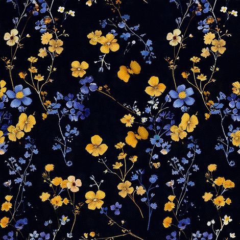 Tela decorativa para exteriores Oxford - Motivo floral I DX5629 (1/5)