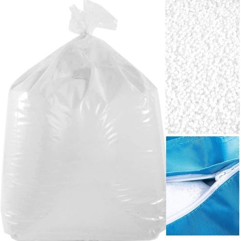 100 L Recharge Billes de Polystyrène Neuve, Certifiées M1 ANTI-FEU, Pour Pouf Géant BiG52