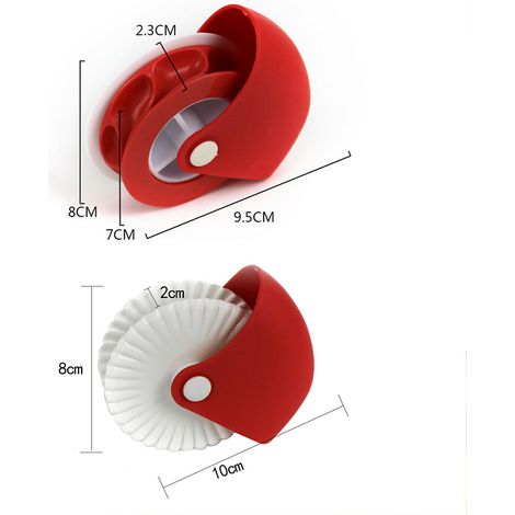 Roue à pâtisserie découpe-gâteau, ustensile de cuisine pour pizza, tarte et treillis décoratif (1/3)