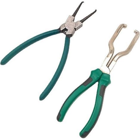 2 pinces pour filtre à carburant/conduite d'essence, pinces de déconnexion électrique, outils de déconnexion de durites automobiles (1/5)