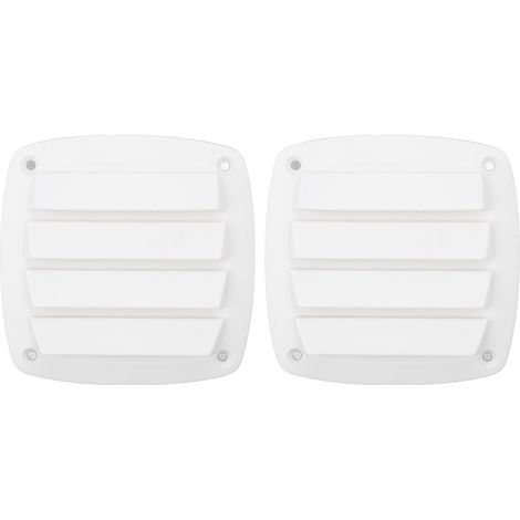 Ortviai Grille de ventilation marine en nylon 5 pouces – 2 pièces pour bateau, yacht, camping-car et habitation (1/5)