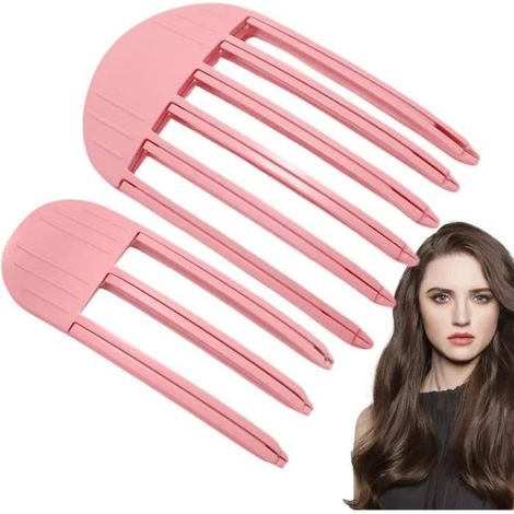 Pince à cheveux pour volume, pince à cheveux pour rehausser les racines, pince à cheveux volumisante instantanée sans couture (1/4)