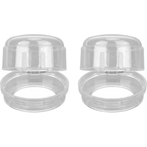 Protège-boutons de cuisinière à gaz - Protection enfant pour la cuisine (2 pièces, transparents) (1/5)