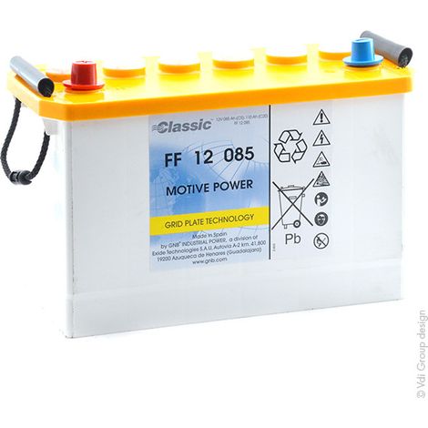 Exide - Batterie traction MARATHON Classic FF12085 12V 110Ah Auto