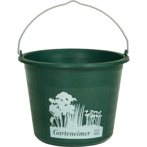 Garteneimer grün12 Ltr aus Polypropylen (1/3)