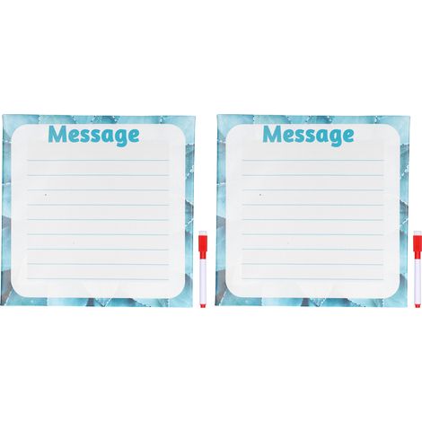 Lot de 2 tableaux muraux effaçables en panneau de fibres, très pratiques pour décoration intérieure et messages. (1/5)