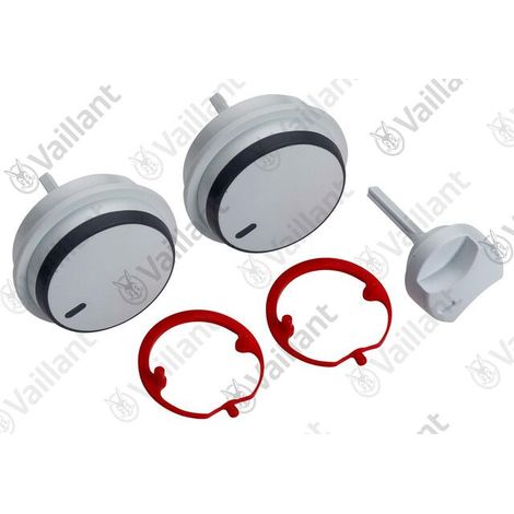 VAILLANT Knopf-Set 3-teilig für Gasheizkessel VC 126+196+246+306/3-5 (R3,5) 0020037662