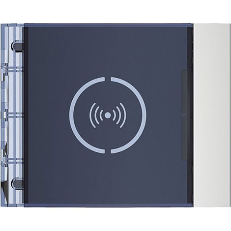 Façade Sfera New pour module électronique lecteur de badge Allmetal BTICINO 353201