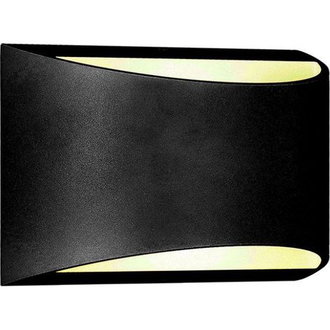 V-TAC 10W Bridgelux LED-Wandleuchte, Doppelstrahl, Schwarz, Naturweiß, IP54 (1/5)