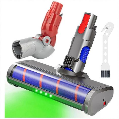 Pour aspirateurs accessoires rouleau souple avec LED éclairage poussière adaptateur (1/5)