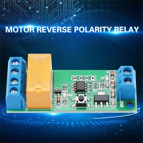 Module de relais temporisé à inversion de polarité pour moteur CC 5/6/9/12 V, courant de commande 2 A (1/5)