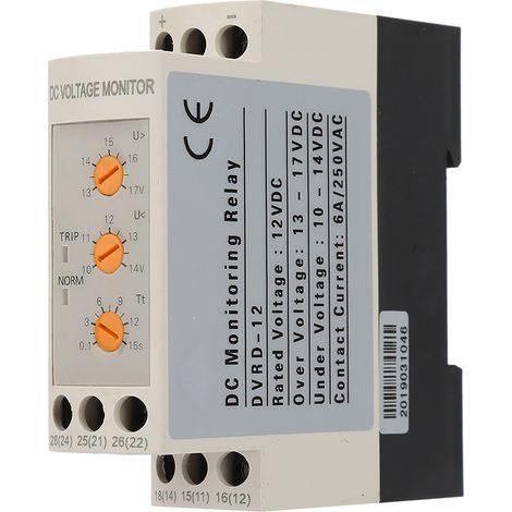DVRD Überspannungs- und Unterspannungsschutzrelais (12V DC) (1/5)