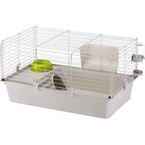 Ferplast Cavie 80 Käfig Grau und Weiß für Meerschweinchen