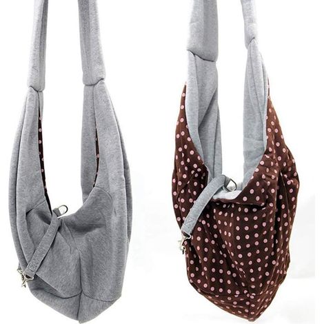Sac de transport pour animaux de compagnie, sac de voyage pour chats et chiens, jusqu'à 7 kg (gris) (1/4)