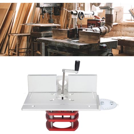 Machine à graver le bois C8 en alliage d'aluminium à panneau inversé avec rainurage, découpe et chanfreinage (argent) (1/5)