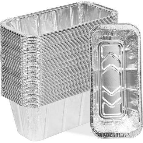 Lèchefrites, Lot de 50, adaptées aux modèles Blackstone, barquettes de récupération de Graisse, pour Griller (1/5)