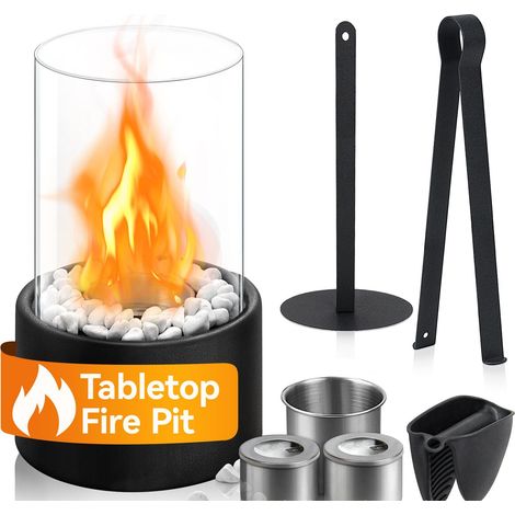 Les cheminées de table à l'éthanol conviennent aux balcons, aux chambres, aux maisons, aux fêtes et constituent également d'excellents cadeaux. (1/5)