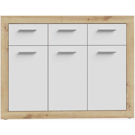 Fibi Legno laminato - Quercia Artisan / Bianco (1/5)