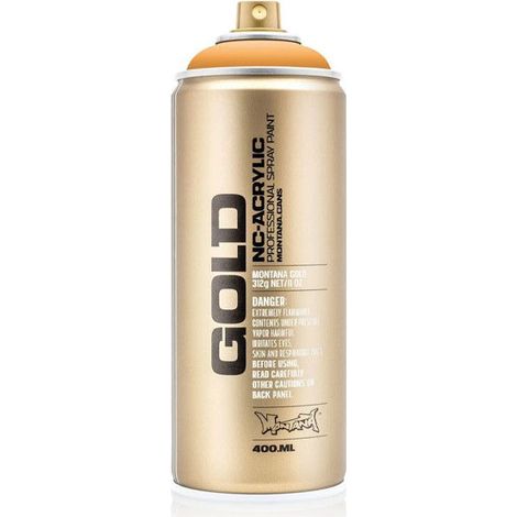 Bombe de peinture - Gold - Acrylique - Blast orange - G2030 - 400ml - Montana Cans