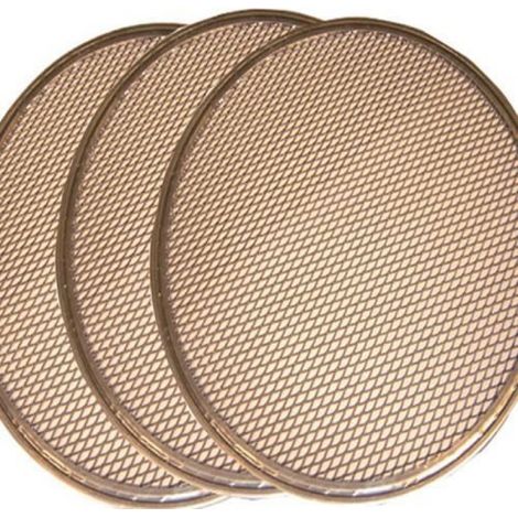 Grille À Pizza - Aluminium - Diamètre 33 Cm - Pour Four Et Grill - 1 Pièce (1/2)