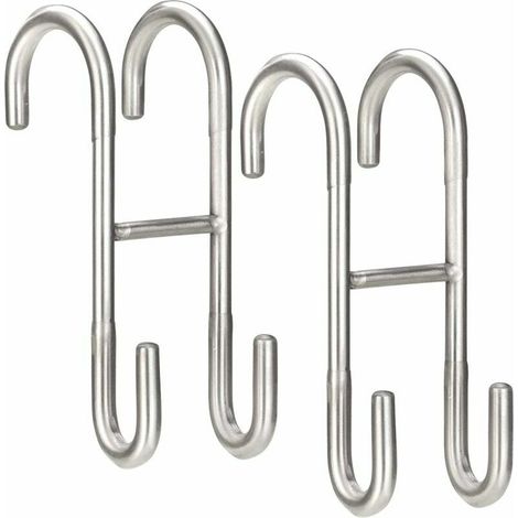 Juego de 2 ganchos ligeros para mampara de ducha, ganchos para puertas de ducha de cristal para baños. (1/5)