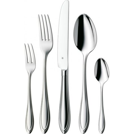 WMF 1189009000 Florenz Set de 60 Ménagères Acier Inoxydable, Argent