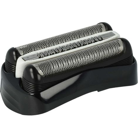 vhbw Rasierkopf kompatibel mit Braun neue Generation 300, 3010, 3020, 3030, 3040, 3045, 3050cc, 3070cc, 3080s, 3090cc Scherkopfkassette- schwarz