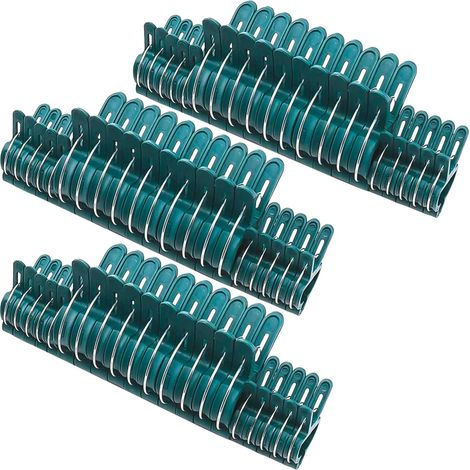 Clips de support pour plantes, lot de 60 clips de jardin réutilisables pour plantes et fleurs, soutiennent les plantes grimpantes, les tiges et les troncs - Compatibles avec les tuteurs en bambou (1/5)