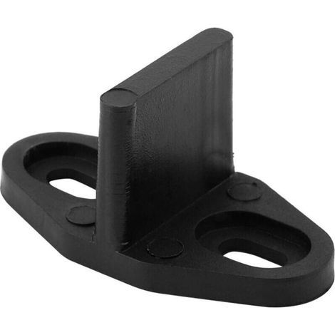 Black Coated Plastic Floor Guide for Sliding Barn Door Bottom Hardware Accessory (1/5)