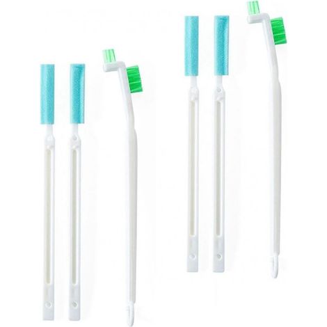 Ensemble de brosses de nettoyage à récurer pour détails profonds, outil de nettoyage à poignées fines pour petits trous, coins de bouteilles, carreaux (1/5)