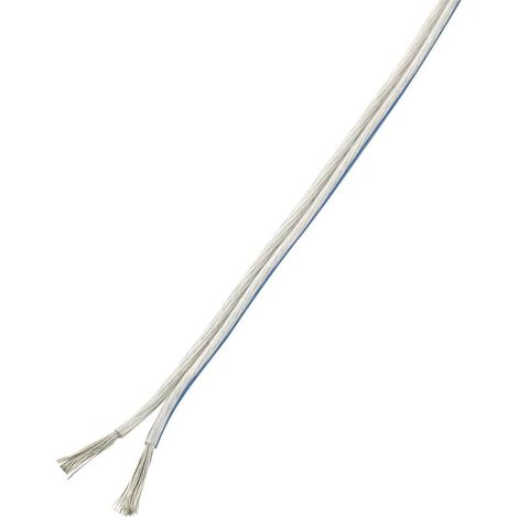 Tru Components – Câble haut-parleur 1570289 2 x 0.75 mm² transparent 10 m – Transmission de signal claire – Compatible systèmes audio (1/2)