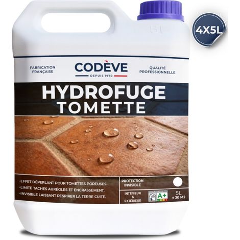 Hydrofuge Tomette - 20 L - Codeve Bois - Tomettes En Terre Cuite Pour Sol Intérieur Et Extérieur.