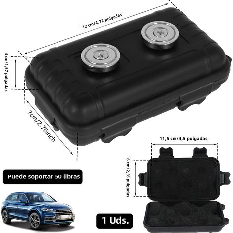 Boîtier magnétique étanche et antirouille pour clé de voiture, avec traceur GPS multifonction pour clé de rechange (1/4)