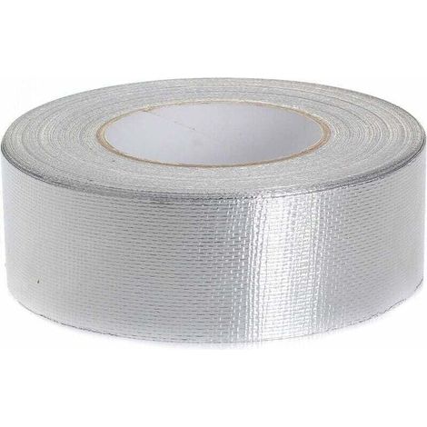 Ruban Adhésif En Aluminium Renforcé 50 Mm X 5M, Aluminium Bande D'Étanchéité, Ruban De Scellement + Renforcement En Fibre De Verre (1/4)